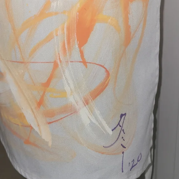 🎉💜Host Pick💜🎉 Custom Painted Wearable Art Apron #2013 - Picture 3 of 6